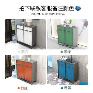 森美人家用现代简约进口鞋柜北欧多功能厅柜玄关大容量鞋橱多层轻奢