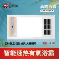 添艺顶美 智能电器 浴霸(E-06)安全速热 强劲双核取暖浴霸卫生间 多功能浴室暖风SENSHIMD