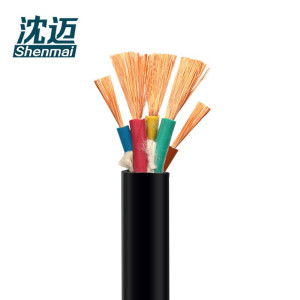 沈迈 橡套软电缆 YC-450/750V-3*6+2*4mm²/米