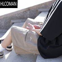 HLCOMAN@ 日系多口袋工装短裤男夏季户外男生宽松直筒五分裤