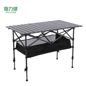 喜力健 户外升降折叠桌 HS网兜升降款-120*55*50CM 个