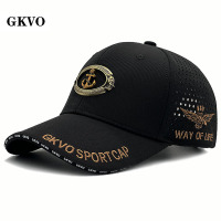 GKVO夏季不褪色运动鸭舌帽男大头围网孔透气防晒显脸小防晒帽女