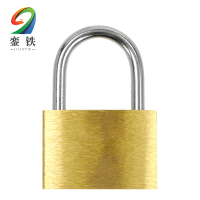 銮铁铜挂锁50mm通开把