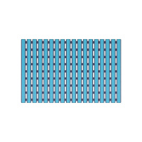 美帮汇TPE+PP复合浴室防滑脚垫隔水垫家用洗澡淋浴防滑垫卫生间厕所地垫