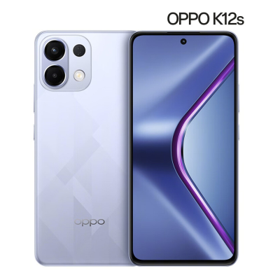OPPO K12s 12GB+512GB 玫瑰紫 7000mAh长寿大电池 80W超级闪充 120Hz 高亮 OLED直屏 红外遥控 5G手机