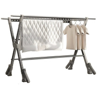 凌迪星双杆衣架130*67*116cm个