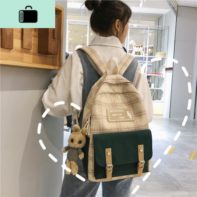 书包女韩版高中原宿ulzzang初中生中学生大容量2020年新款双肩包NEW LAKE