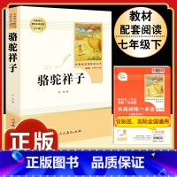 [人教版]骆驼祥子 [正版]西游记原着国一上册语文阅读必读四大名着 人民教育出版社初中生人教版完整版无删减初一2册100
