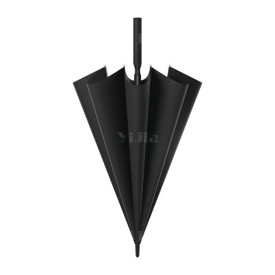 翌嘉 YJ5081618 全纤维雨伞 可定制logo可印图案 8骨 黑色