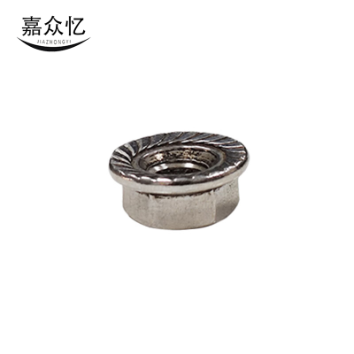 嘉众忆 304不锈钢法兰螺母4.8级M8 JZY-M8 个