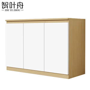 智叶舟办公柜三门120*40*80cm台