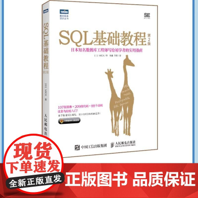 正版SQL基础教程 第2版 资深数据库工程师写给初学者的实用指南 SQL菜鸟进阶sql必知 sql数据库开发运维维护