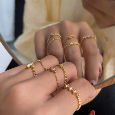 戒指女轻奢小众设计高级感气质时尚纯银约关节戒送女朋友老婆情人节七夕生日礼物