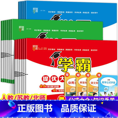2本[语文+数学]苏教版 二年级下 [正版]小学学霸提优大试卷一年级二年级三年级四五六上册语文数学英语人教版江苏教版译林