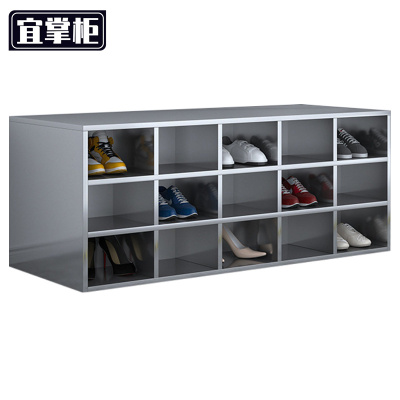 宜掌柜 不锈钢员工鞋柜 双面30格(304)台