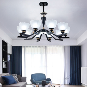 苏宁放心购 北欧吊灯现代简约个性创意卧室餐厅客厅灯2020年新款家用铁艺灯具