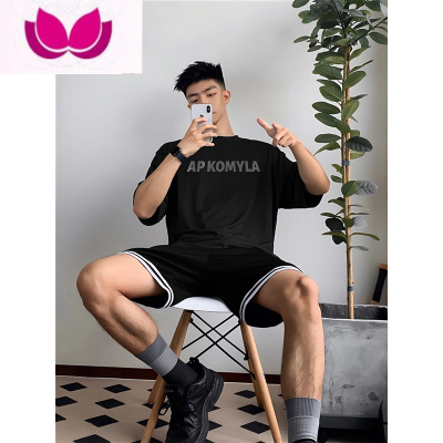 七斓高街短袖t恤男潮流宽松情侣oversize美式上衣服ins潮牌