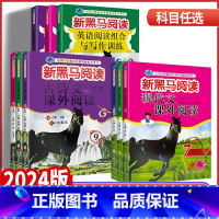 2本套装)古诗文+英语阅读组合与写作训练 九年级/初中三年级 [正版]2024版 新黑马阅读初中七八九年级语文古诗文现代
