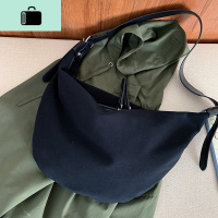 弹力布大容量ins胸包大包女百搭斜挎包饺子包2019新款秋冬单肩包NEW LAKE女斜挎包