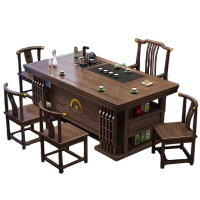 晋舰 茶桌椅组合办公室功夫茶几泡茶台套装一体家用小户型喝茶桌 1.6米