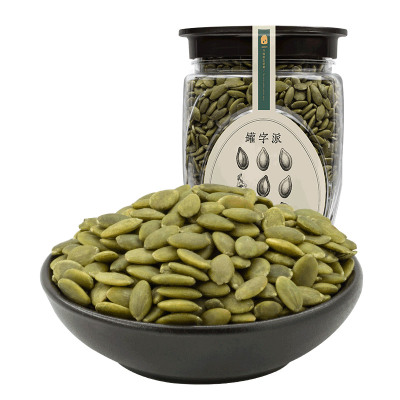 熊孩子熟南瓜子仁580g罐装休闲零食坚果炒货原味去皮即食小吃