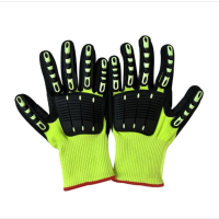 铂牛 防撞防割手套 均码 双