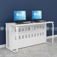 鑫星奈 钢架电脑桌培训桌机房电脑桌学习桌课桌 双人位E款