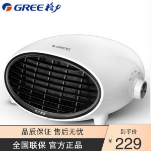 格力(GREE)取暖器暖风机家用居浴两用 迷你电暖器电暖气机办公室电暖风NBFB-20-WG 统一颜色