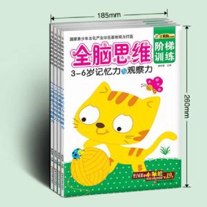正版新书]全脑思维阶梯训练记忆力.思维能力.知觉能力.创造力3-6
