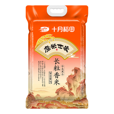 十月稻田磨米世家长粒香米5kg