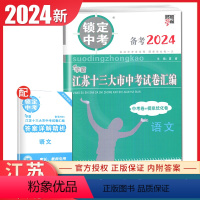 [正版]2024锁定中考2023年江苏十三大市中考试卷汇编 语文 中考卷+模拟优化卷 九年级初三初中学生语文教辅练习卷