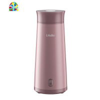 便携式烧水壶保温一体自动家用无线办公室小型迷迷你电热旅行水杯 FENGHOU 典雅灰白色(机械款)