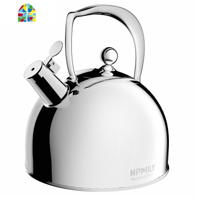 电磁炉烧水壶304不锈钢茶壶家用平底燃气鸣笛响壶小3L FENGHOU