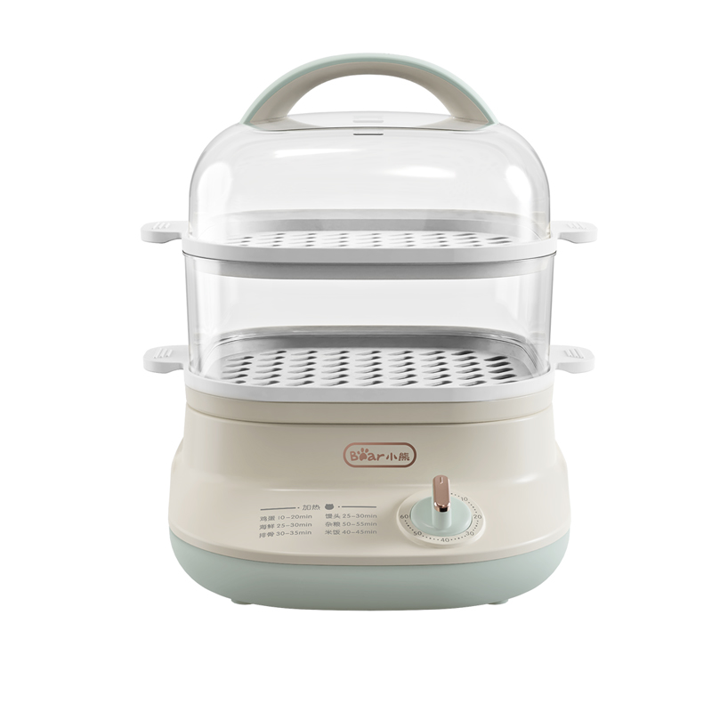 小熊(Bear) 电蒸锅煮蛋器蒸锅多功能双层大容量透明可视 DZG-C60Q8