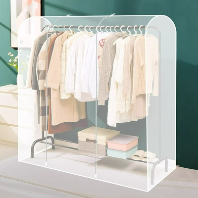 [补贴10%]防尘罩防尘全封闭衣架遮灰布落地架衣物透明衣服罩子衣柜挂衣晾衣