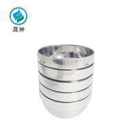晟翀 304不锈钢碗 特级铂金11.5cm可重叠 个