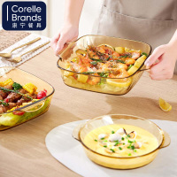 康宁餐具 VISIONS晶炫方形耐热玻璃蒸烤盘