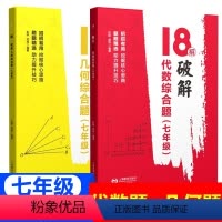 七年级 18招破解代数+几何[2本] 初中通用 [正版]18招破解几何综合题+代数综合题七八九年级中考几何辅助线初一初二