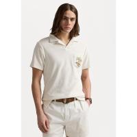 Ralph lauren修身刺绣短袖Polo衫男基础款直筒正常长度男士休闲服装