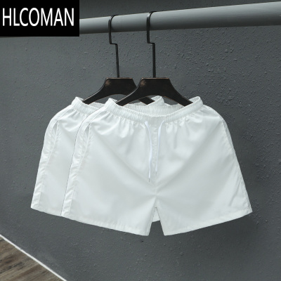 HLCOMAN二分裤男夏季沙滩裤韩版三分裤外穿速干短裤宽松薄款运动休闲裤潮