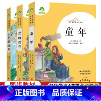 [六年级上]小英雄雨来+爱的教育+童年 [正版]朝花夕拾西游记国一初中小学生课外阅读书籍世界名着爱的教育鲁滨逊漂流记三四