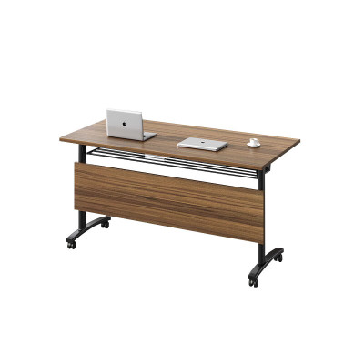 锦北 折叠桌培训桌办公桌可移动拼接会议桌双人长条桌 1600*500*750