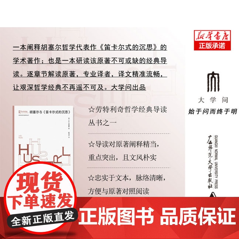劳特利奇哲学经典导读丛书 胡塞尔与《笛卡尔式的沉思》