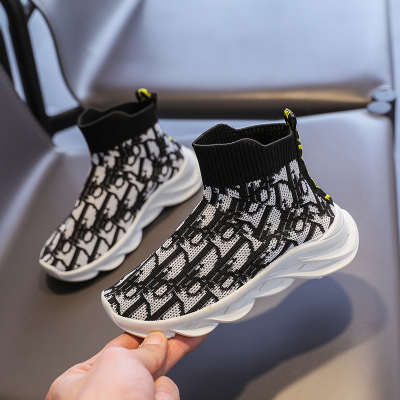 苏芈女童鞋子春秋2021新款单鞋儿童网鞋男童网面透气运动鞋春夏袜子鞋