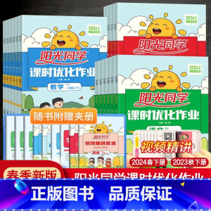 [单本]英语外研版三起点 三年级上 [正版]2024春阳光同学课时优化作业一年级二年级四年级五六三年级上册下册语文数学英