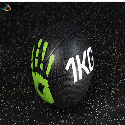 韦步实心橡胶药球Medicine Ball重力球健身球腰腹部训练敏捷运动