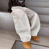 男童春装牛仔裤痞帅风裤2026新款中大儿童洋气韩版春秋款裤子