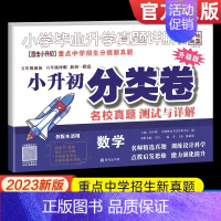 小升初分类卷[数学] 小学升初中 [正版]2023小升初真题分类卷小学毕业升学考试真题详解语文数学英语五六年级重点中学招