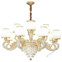 苏宁放心购 灯饰水晶吊灯客厅新款欧式客厅灯简约现代餐厅吊灯大气家用卧室水晶灯具