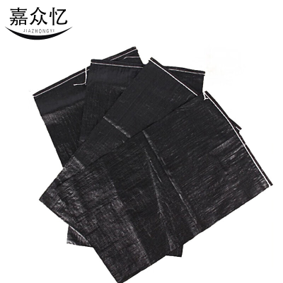 嘉众忆 黑色防汛防洪编织袋50*70cm JZY-BL066 个